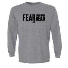 Load image into Gallery viewer, Fear The Walking Dead Season 6 Logo Adult Long Sleeve T-Shirt