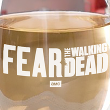 Load image into Gallery viewer, Fear The Walking Dead Season 6 Logo Laser Engraved Stemless Wine Glass