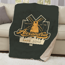 Load image into Gallery viewer, The Walking Dead Alexandria Sherpa Blanket