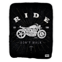 Load image into Gallery viewer, The Walking Dead Daryl Ride Don't Walk Sherpa Blanket