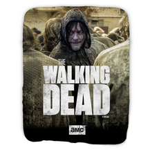 Load image into Gallery viewer, The Walking Dead Daryl Season 10 Finale Sherpa Blanket
