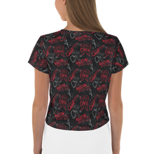 Load image into Gallery viewer, The Walking Dead Edge Women's All-Over Print Crop T-Shirt