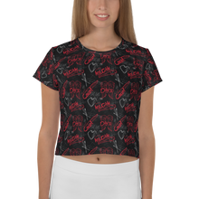 Load image into Gallery viewer, The Walking Dead Edge Women's All-Over Print Crop T-Shirt