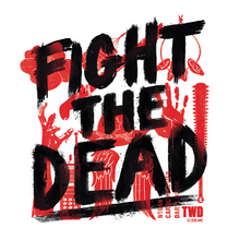 Load image into Gallery viewer, The Walking Dead Fight The Dead Adult Long Sleeve T-Shirt
