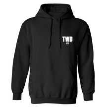 Load image into Gallery viewer, The Walking Dead Carol Graffiti Fleece Hooded Sweatshirt