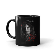 Load image into Gallery viewer, The Walking Dead Daryl Graffiti Black Mug