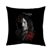 Load image into Gallery viewer, The Walking Dead Daryl Graffiti Throw Pillow