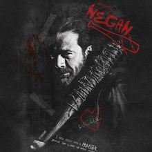 Load image into Gallery viewer, The Walking Dead Negan Graffiti Drinking Glass