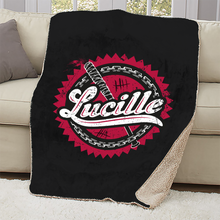 Load image into Gallery viewer, The Walking Dead Lucille Sherpa Blanket