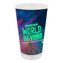 Load image into Gallery viewer, The Walking Dead: World Beyond Season 1 Art 17 oz Pint Glass