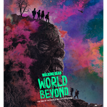 Load image into Gallery viewer, The Walking Dead: World Beyond Season 1 Art Sherpa Blanket