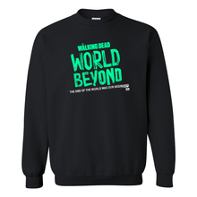 Load image into Gallery viewer, The Walking Dead: World Beyond Season 1 Logo Fleece Crewneck Sweatshirt