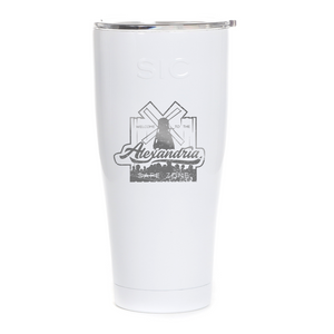 The Walking Dead Alexandria Laser Engraved SIC Tumbler