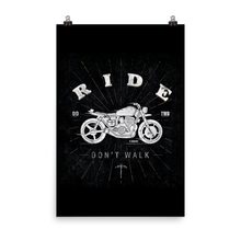Load image into Gallery viewer, The Walking Dead Daryl Ride Don&#39;t Walk Premium Satin Poster

