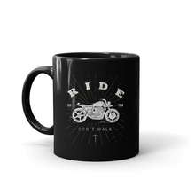 Load image into Gallery viewer, The Walking Dead Daryl Ride Don&#39;t Walk Black Mug
