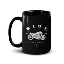 Load image into Gallery viewer, The Walking Dead Daryl Ride Don&#39;t Walk Black Mug
