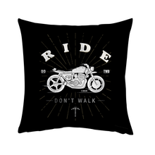 Load image into Gallery viewer, The Walking Dead Daryl Ride Don&#39;t Walk Throw Pillow
