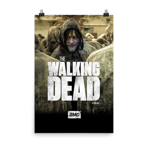The Walking Dead Daryl Season 10 Premium Satin Poster