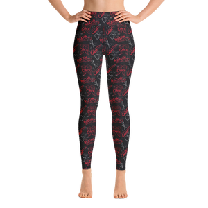 The Walking Dead Edge Women's All-Over Print Yoga Leggings