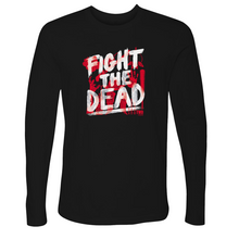 Load image into Gallery viewer, The Walking Dead Fight The Dead Adult Long Sleeve T-Shirt
