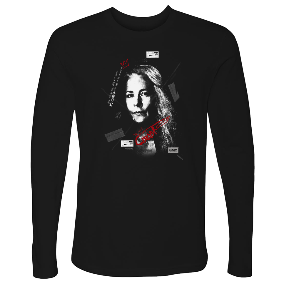 The Walking Dead Carol Graffiti Adult Long Sleeve T-Shirt
