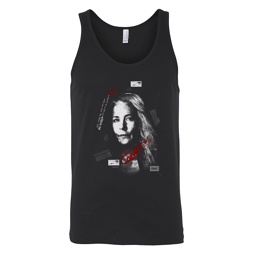 The Walking Dead Carol Graffiti Adult Tank Top