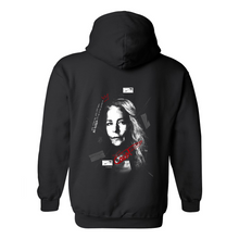 Load image into Gallery viewer, The Walking Dead Carol Graffiti Fleece Hooded Sweatshirt
