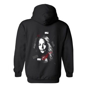 The Walking Dead Carol Graffiti Fleece Hooded Sweatshirt