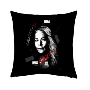 The Walking Dead Carol Graffiti Throw Pillow