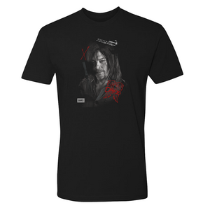 The Walking Dead Daryl Graffiti Adult Short Sleeve T-Shirt