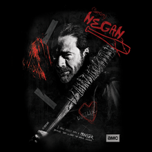 Load image into Gallery viewer, The Walking Dead Negan Graffiti Adult Short Sleeve T-Shirt
