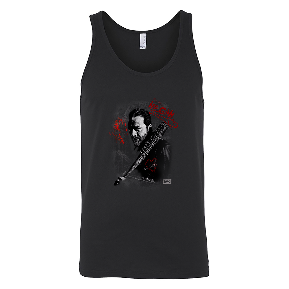 The Walking Dead Negan Graffiti Adult Tank Top