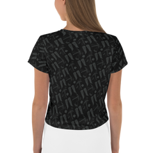 Load image into Gallery viewer, The Walking Dead Icons Women&#39;s All-Over Print Crop T-Shirt
