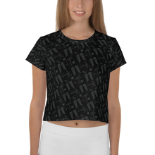 Load image into Gallery viewer, The Walking Dead Icons Women&#39;s All-Over Print Crop T-Shirt
