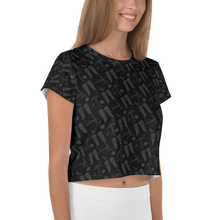 Load image into Gallery viewer, The Walking Dead Icons Women&#39;s All-Over Print Crop T-Shirt
