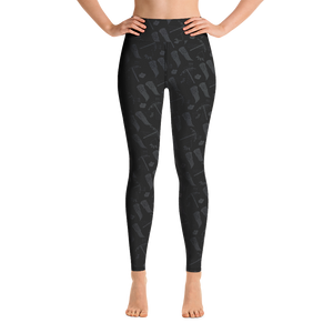 The Walking Dead Icons Women's All-Over Print Yoga Leggings