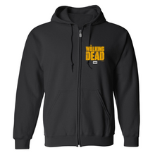 Load image into Gallery viewer, The Walking Dead Logo Fleece Zip-Up Hooded Sweatshirt
