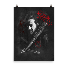 Load image into Gallery viewer, The Walking Dead Negan Graffiti Premium Satin Poster
