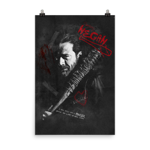 Load image into Gallery viewer, The Walking Dead Negan Graffiti Premium Satin Poster
