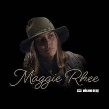 Load image into Gallery viewer, The Walking Dead Season 10 Maggie Rhee Adult Short Sleeve T-Shirt
