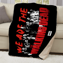 Load image into Gallery viewer, The Walking Dead We Are The Walking Dead Sherpa Blanket
