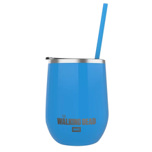 Load image into Gallery viewer, The Walking Dead Wings Laser Engraved Wine Tumbler with Straw
