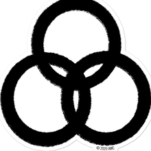 Load image into Gallery viewer, The Walking Dead: World Beyond Three Circle Entity Logo Die Cut Sticker
