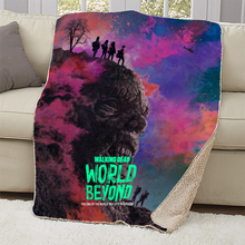 Load image into Gallery viewer, The Walking Dead: World Beyond Season 1 Art Sherpa Blanket
