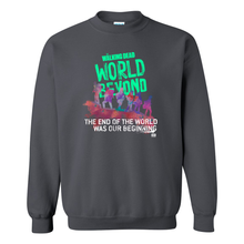 Load image into Gallery viewer, The Walking Dead: World Beyond Season 1 Quote Fleece Crewneck Sweatshirt
