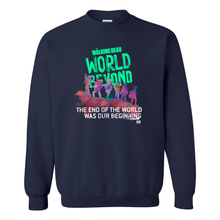 Load image into Gallery viewer, The Walking Dead: World Beyond Season 1 Quote Fleece Crewneck Sweatshirt
