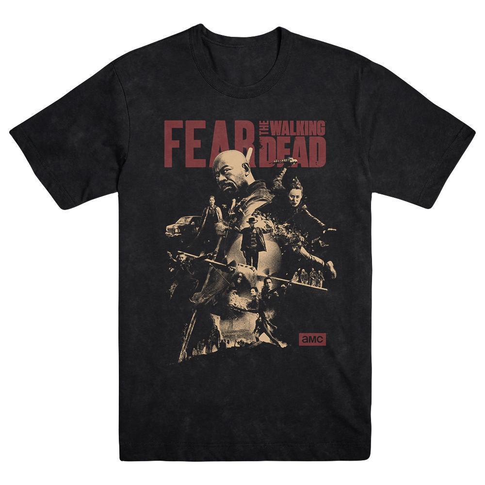 Fear the Walking Dead Distressed Key Art Tee