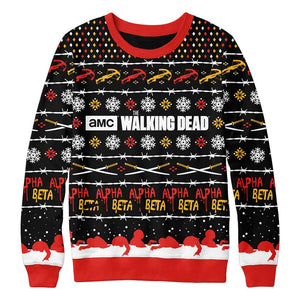 The Walking Dead Exclusive Ugly Christmas Sweater
