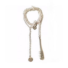 Load image into Gallery viewer, The Walking Dead Lucille Bat Shiny Silver Pendant by Love and Madness
