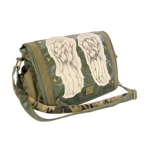 The Walking Dead Daryl Wings Fatigue Green Messenger Bag